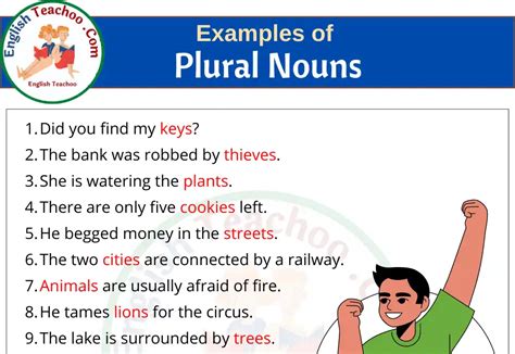 10 Examples Of Plural Noun Sentences Printable Templates Free