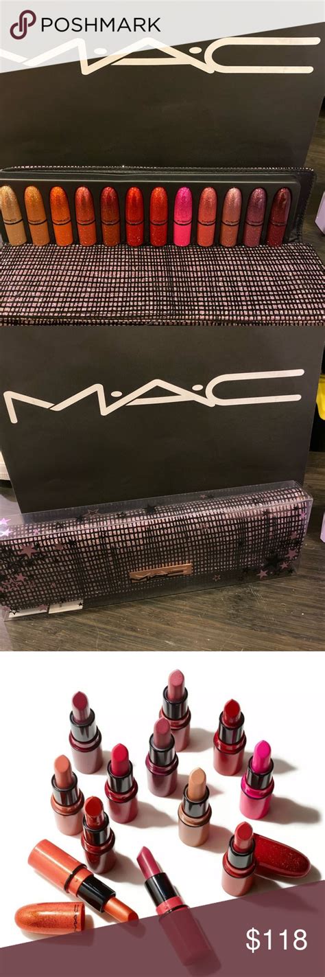 Mac 2019 Holiday 12 Mini Lipstick Pouch T Set Mac 2019 Holiday