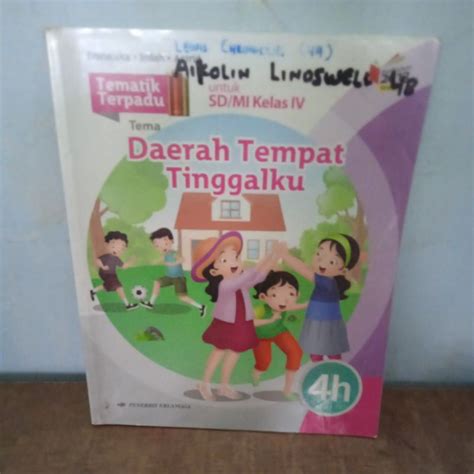 Jual Tematik Terpadu Tema Daerah Tempat Tinggalku Untuk Sd Mi Kelas Iv