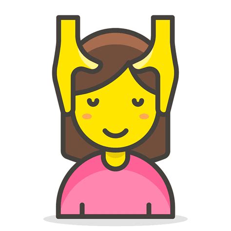 Woman Getting Massage Free Vector Emoji On Creazilla