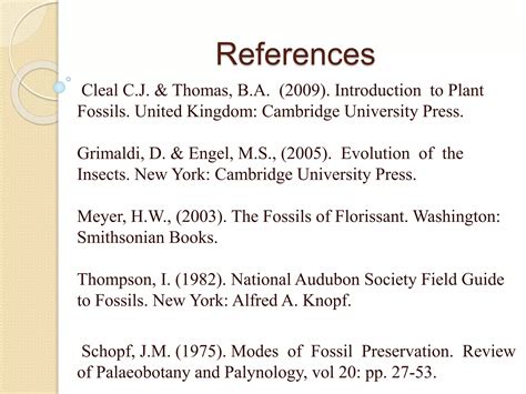 Fossilization Ppt Ppt