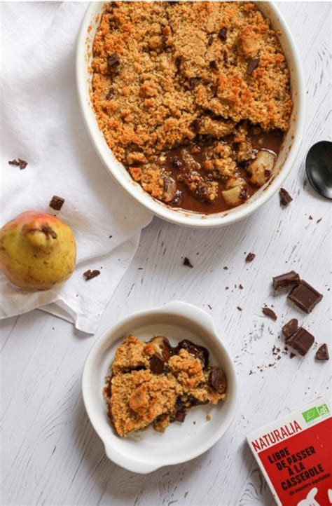 Décrypter 49 Imagen Marmiton Crumble Poire Chocolat Frthptnganamst