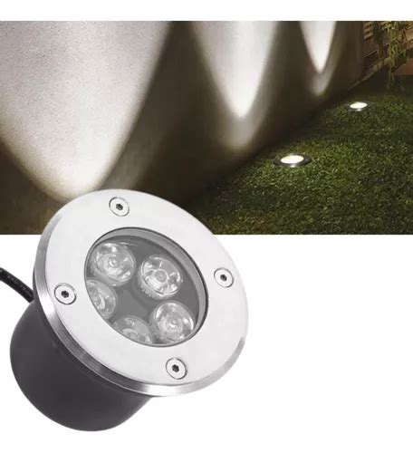 Balizador Spot Led Embutir Chao Piso Jardim 7w Prova Dagua MercadoLivre