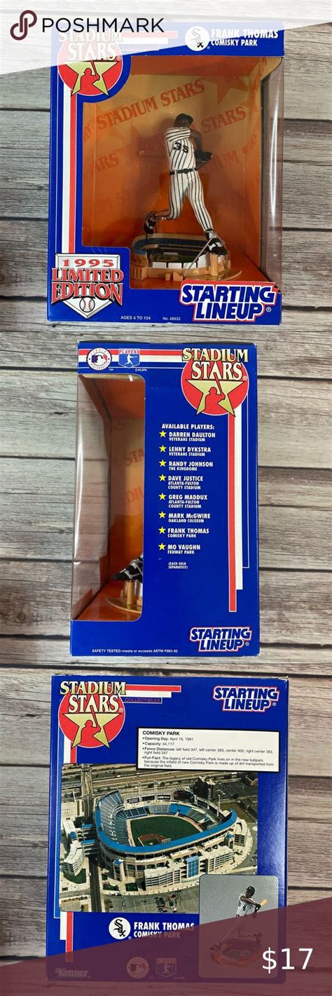 1995 Frank Thomas White Sox Starting Lineup Stadium Stars Action