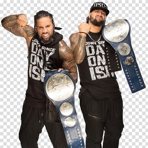 The Usos SDLIVE Tag Team Champions NEW Transparent Background PNG