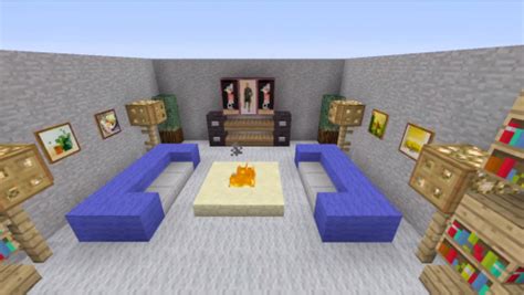 Small Easy Minecraft Living Room