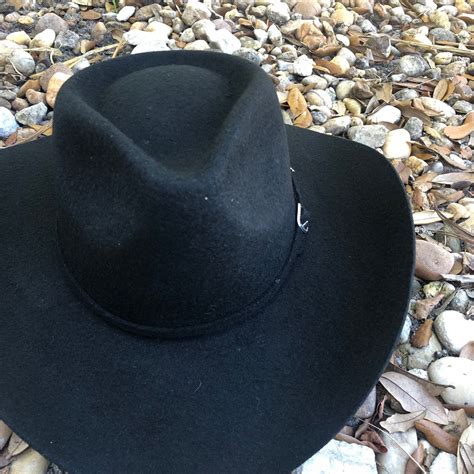 Wool cowboy hat black cowboy hat western hat western | Etsy