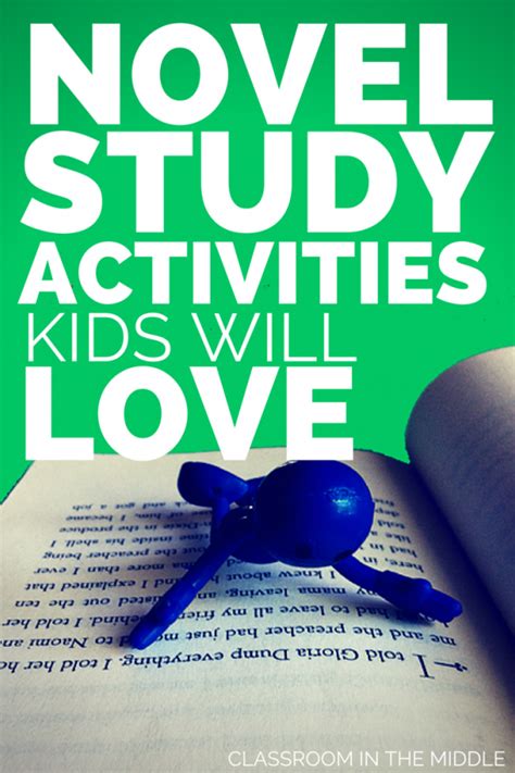 Novel Study Activities Kids Will Love Artofit