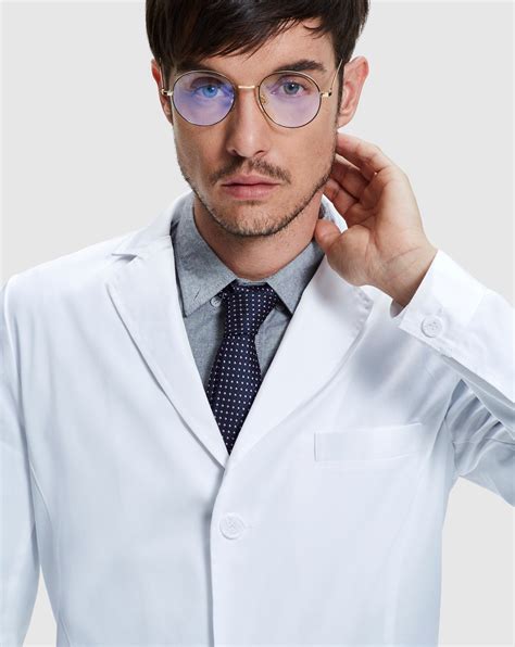 Dr12 Men S Lab Coat Tailored Fit Lab Coat For Men Dr James