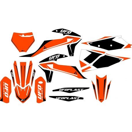 Ufo Sticker Kit Stokes Ktm Exc 150 2020 2023 Colour Fluo Orange