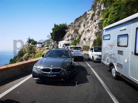 Traffico Paralizzato In Penisola Sorrentina A Causa Del Grave Incidente