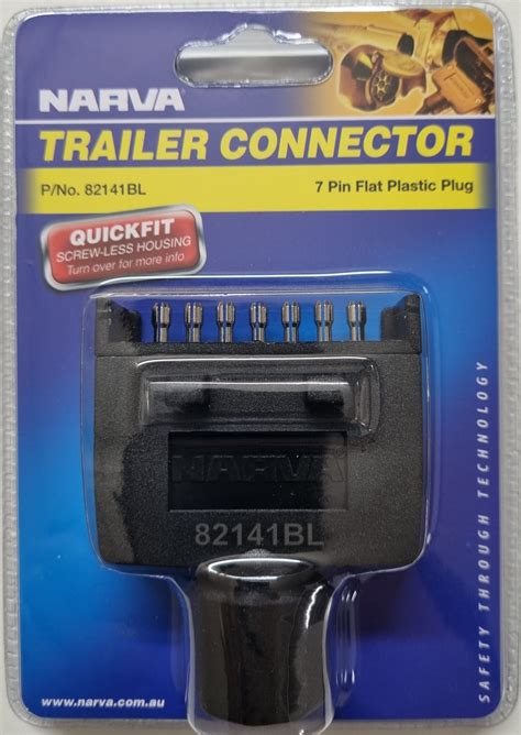 NARVA 7 Pin Flat Plug Caravan/Trailer – Caravan City Sales – Parts Sales
