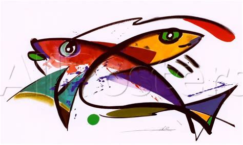 Abstract Art Colorful Golden and Orange Koi Fish Swimming Underwatere ...