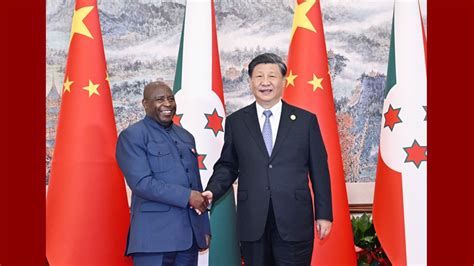 Xi Jinping China Y Burundi Se Han Convertido En Amigos Inseparables En