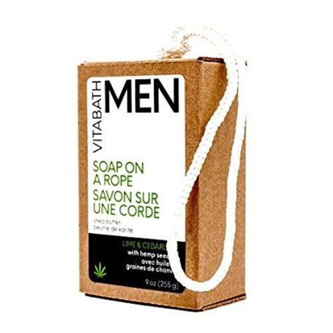 Vitabath Men Soap On A Rope Lime And Cedarleaf 9 Oz Vitacost