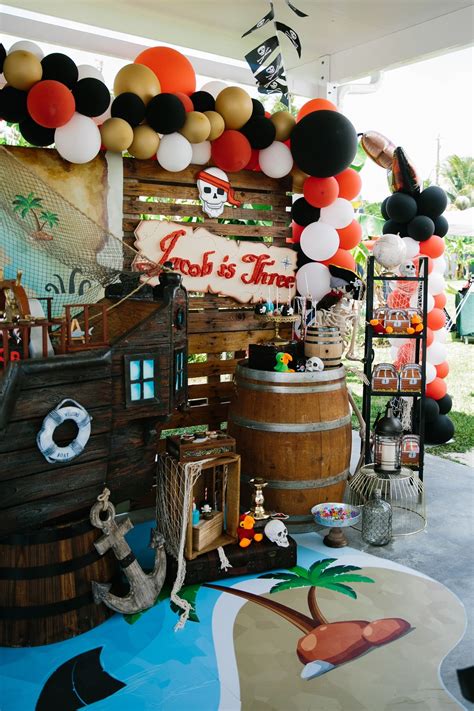 Pirate Themed Miami Kids Birthday Party Carolina Guzik Photography