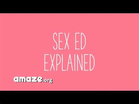 These Sex Ed Videos Aim To Take The Awkward Out Of Sex Education