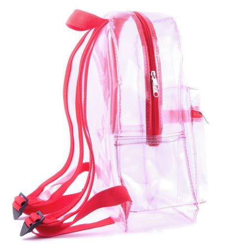 Mochila Transparente Enfermagem Plástico Cristal Vinil Elo7