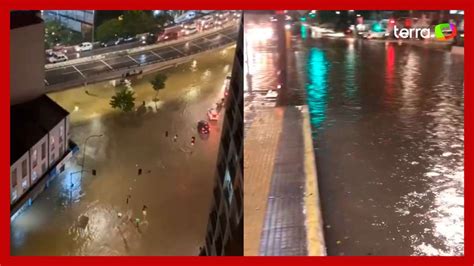 Forte Chuva Deixa Ruas E Estações Do Metrô Alagadas Em São Paulo