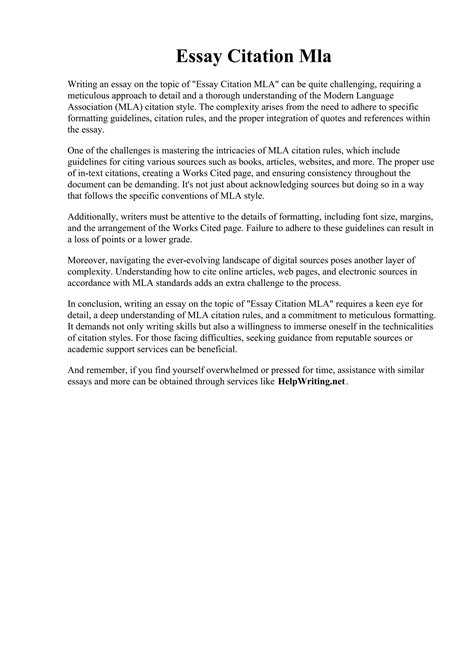 Essay Citation Mla Mla 8th Edition Citation Style Guide Libguides