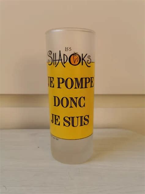 VERRE LES SHADOKS Je Pompe Donc Je Suis Tropico 1997 Jacques Rouxel