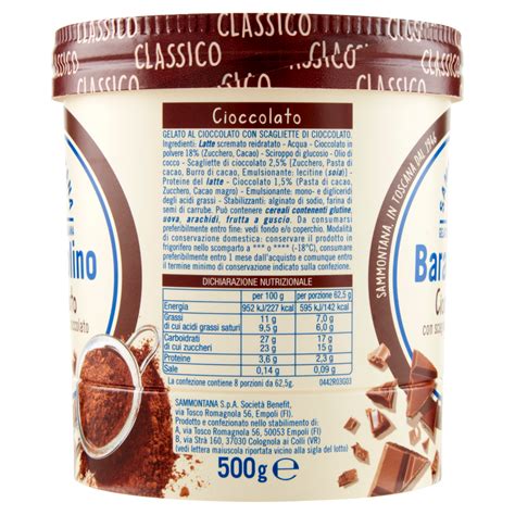 Sammontana Barattolino Classico Cioccolato 500 G Carrefour