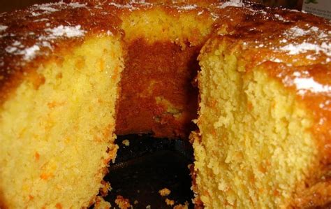 Bolo de Coco Cenoura e Laranja Fica muito fofinho e um aroma tão