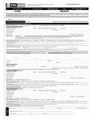 Fillable Online COMMON APPLICATION FORM COMMON Fax Email Print