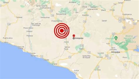 Sismos en Arequipa reportaron tres temblores este viernes y el último