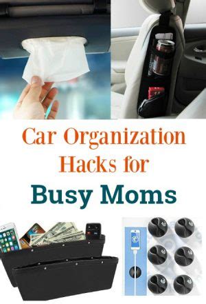 Car Organization Hacks For Busy Moms Finally Get Your Car Clean Once