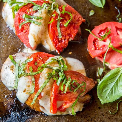 Baked Chicken Caprese Recipe YellowBlissRoad