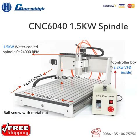 Kw Spindle Kw Vfd Desktop Axis Cnc Cnc Router Ball Screw