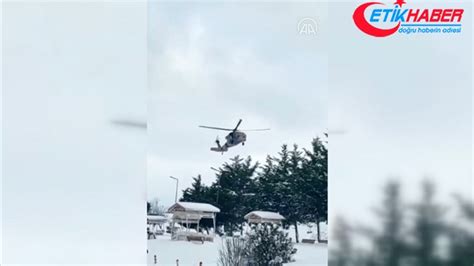 Stanbul Da Kalp Krizi Ge Iren Hasta Askeri Helikopterle Hastaneye