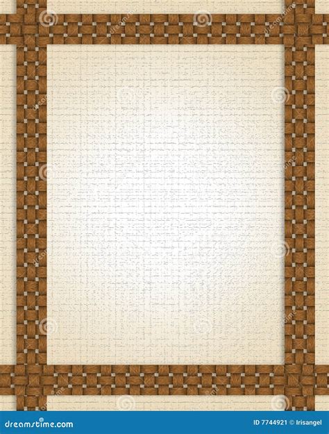 Basket Weave Frame Or Border Stock Image Image 7744921