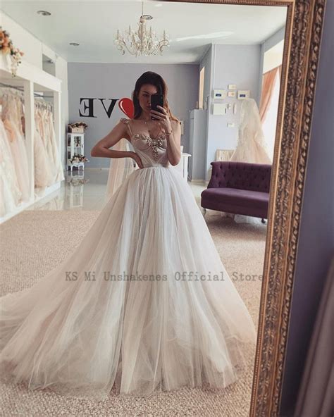 Sexy Crystals Wedding Dresses Vestidos De Noiva 2021 Princess Bride Dr