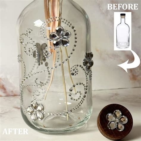 DIY Liquor Bottle Craft Project - Sabrinas Organizing