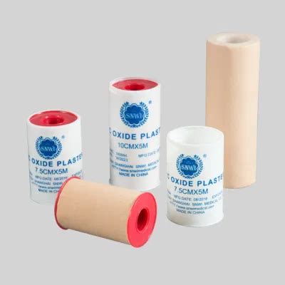 Medical Dressing Surgical Cotton Zinc Oxide Adhesive Plaster Tape