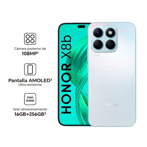 Smartphone Honor X8b Titanium Silver Metro Pe