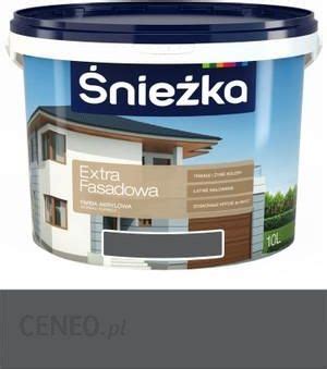 Farba Śnieżka Extra fasadowa grafitowy A 1l Opinie i ceny na Ceneo pl