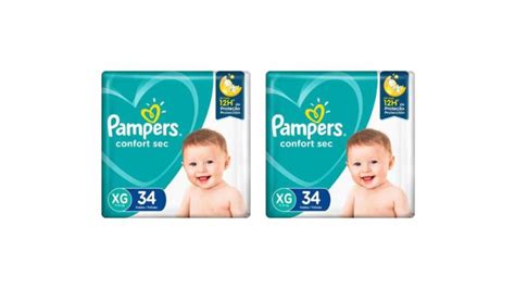 Kit Fralda Pampers Confort Sec Tam Xg A Kg Un Atacado