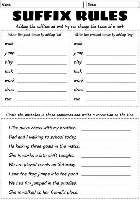 16 Ing Verb Worksheets