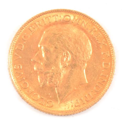 Lot 141 A Gold Full Sovereign Coin George V 1911