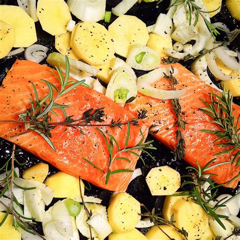 Lachs Mit Gem Se Vom Blech Kinderleicht Und So Lecker Glutenfreie