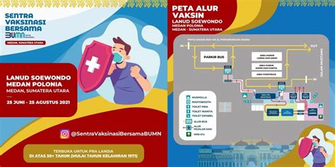 Ini Alamat Jadwal Dan Peta Sentra Vaksinasi Medan Yang Digelar Menteri