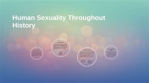 Human Sexuality Throughout History By C L On Prezi