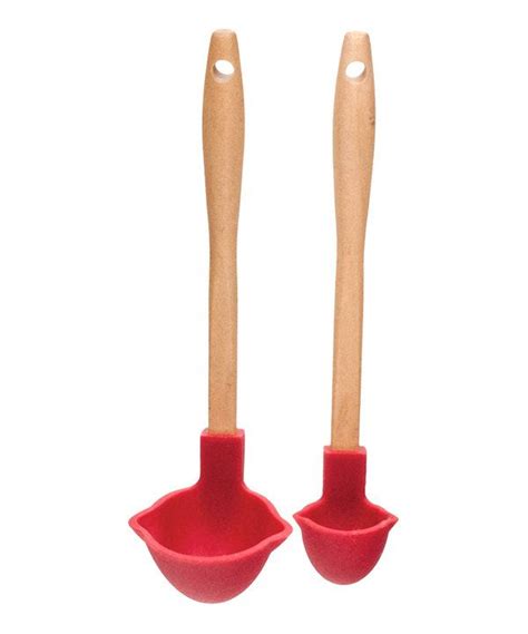 Rsvp International Red Silicone Ladle Set How To Make Jam