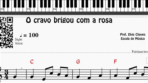 O Cravo Brigou Rosa Tutorial Partitura F Cil Youtube