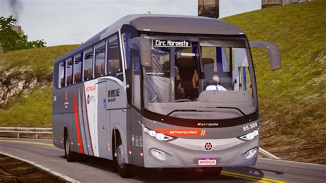 Marcopolo New G7 1200 Scania K 360ib Euro V Padrão Viação Cometa Para O Proton Bus Simulator