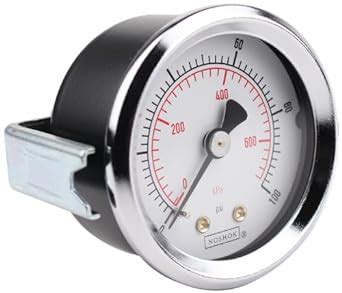 Noshok Series Steel Dual Scale Dial Indicating Pressure Gauge With