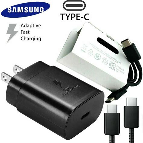 Cargador Samsung W Carga R Pida Usb C A Usb C Para Iphone Android Y